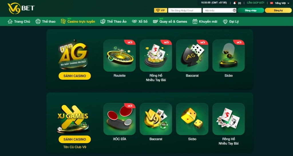 Tổng quan chung về casino V9bet