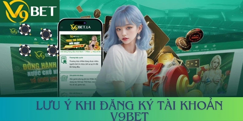 Lưu ý khi đăng ký tài khoản V9bet